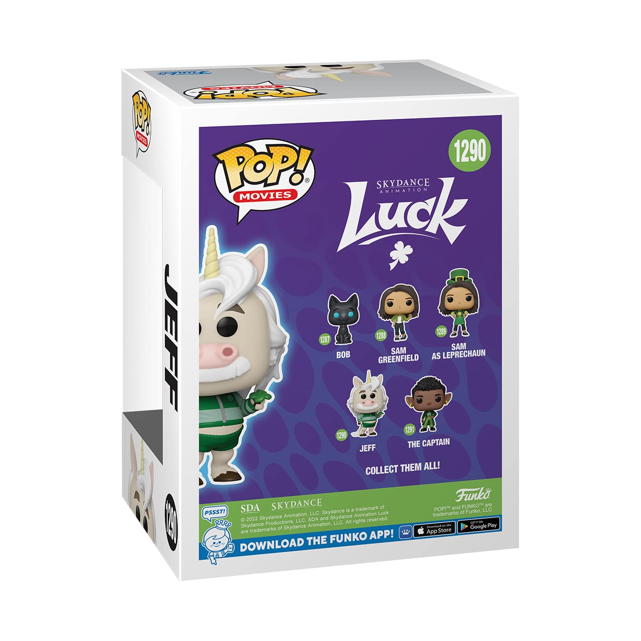 Funko POP! Movies: Luck - Jeff - Collectable Vinyl Figure - Gift Idea - Official Merchandise - Toys for Kids & Adults - Movies Fans - Model Figure for Collectors and Display