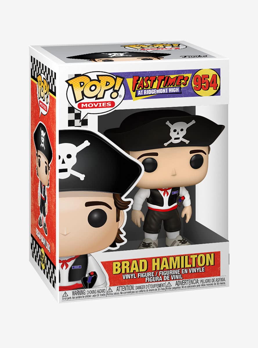 Funko POP! Movie: Fast Times At Ridgemont High-Brad Hamilton As Pirate - Collectable Vinyl Figure - Gift Idea - Official Merchandise - Toys for Kids & Adults - Movies Fans