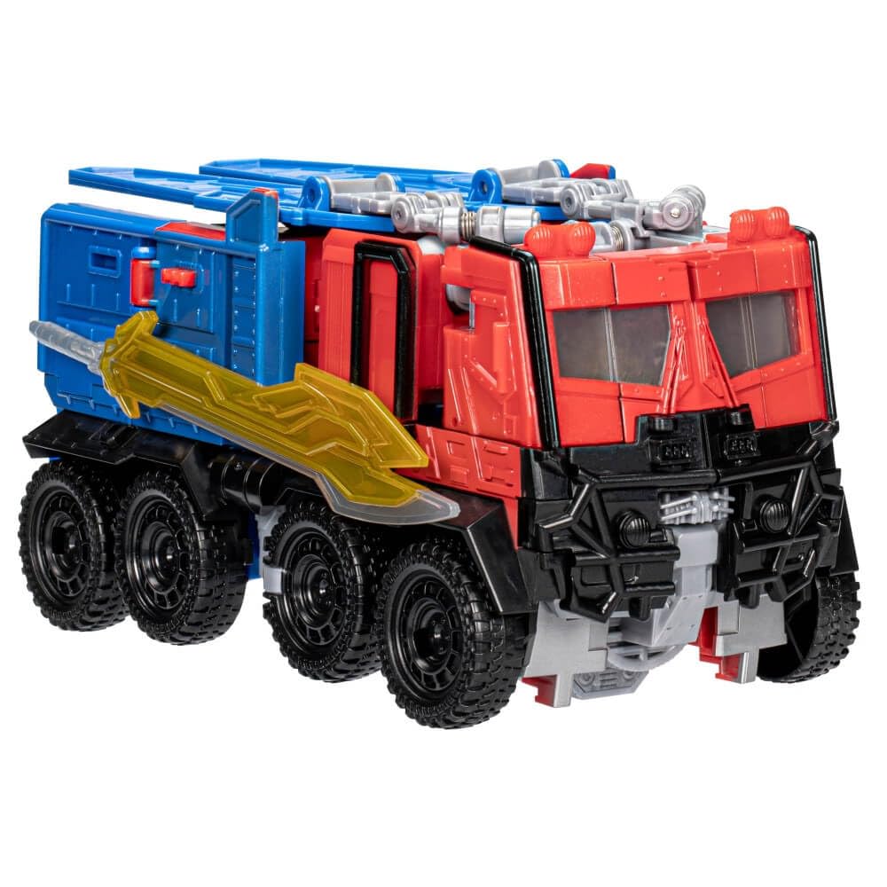 Transformers Toys Rise of The Beasts Movie, Beast-Mode Optimus Prime Toy with Lights and Sounds, Age 6 and up, 10-inch