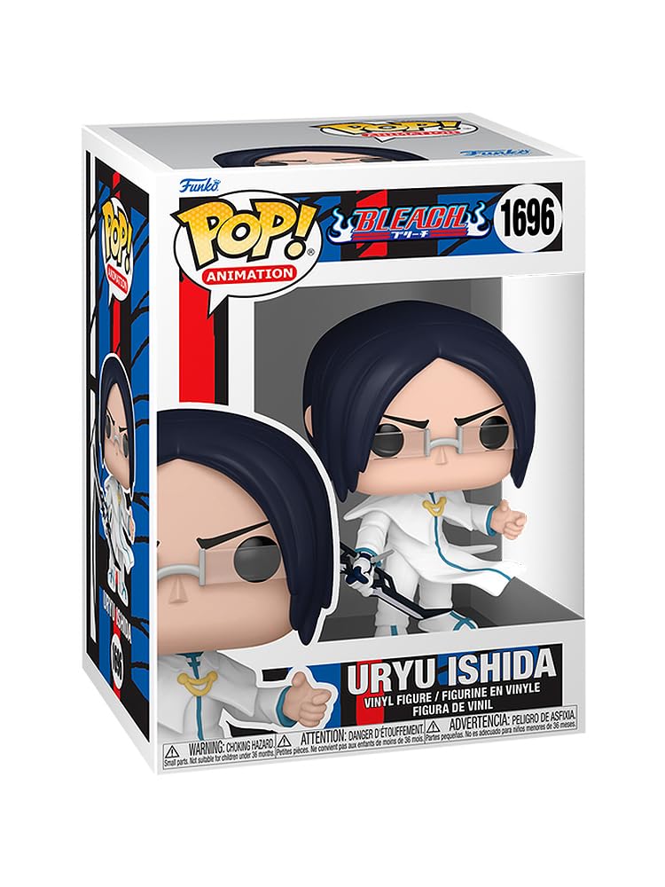 Epic Collectibles Pop Anime: Bleach - Uryu Ishida Vinyl Figure Bundle with Compatible Funko Box Protector