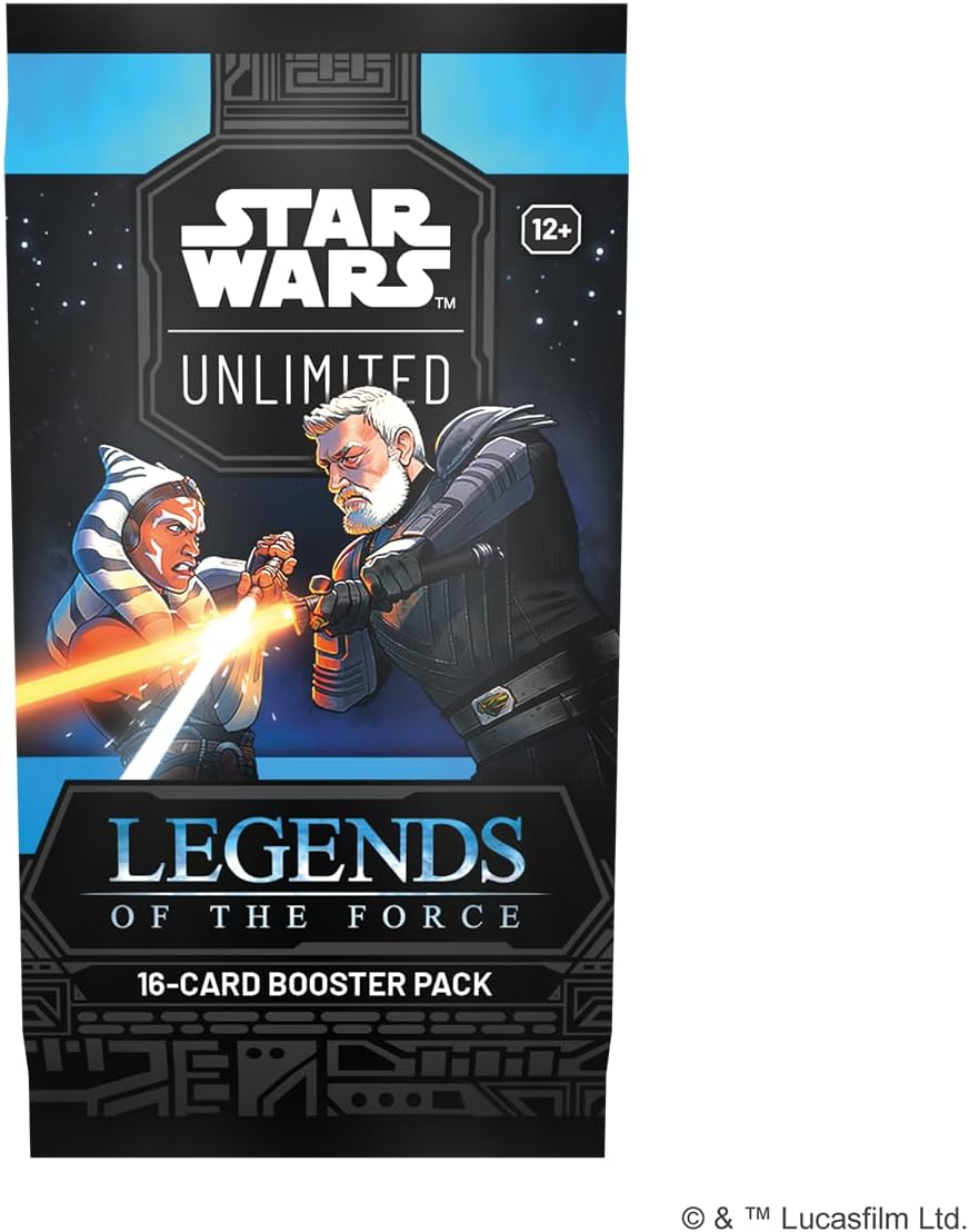Fantasy Flight Games - Star Wars: Unlimited Trading Card Game Legends of the Force BOOSTER PACK - 16 Cards Featuring Jed
