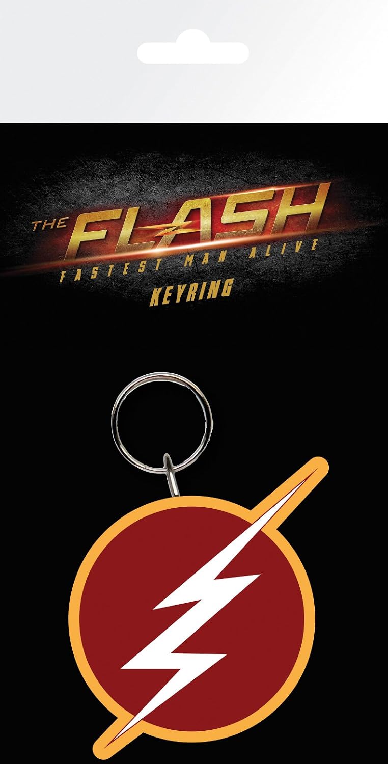 DC Comics "The Flash, Logo" Key Ring, Multi-Colour