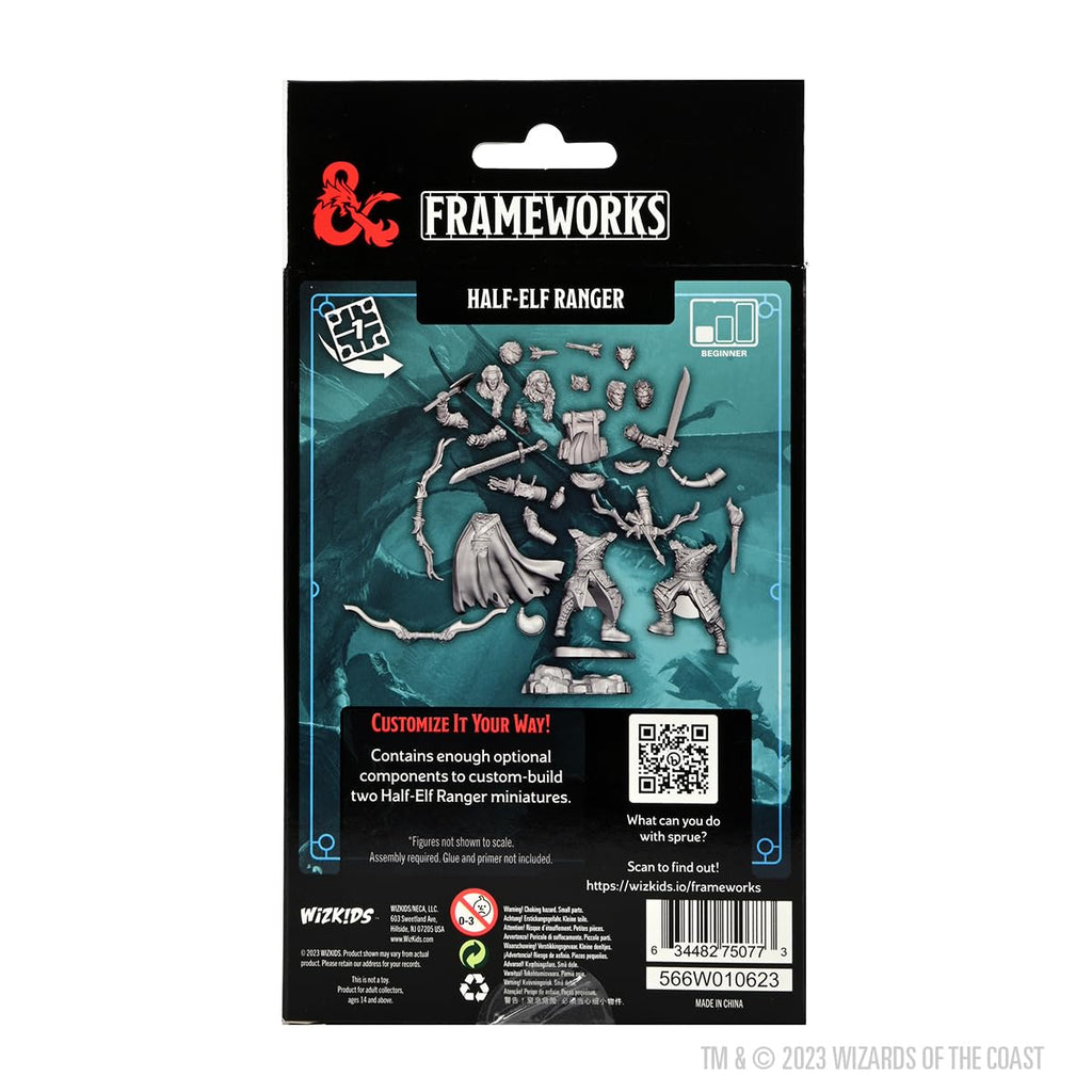 WizKids Male Half-Elf Ranger: D&D Frameworks (W2A)