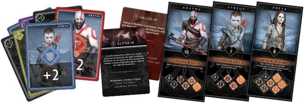 CoolMiniOrNot CMNGOW001 God of War The Card Game, Mixed Colours