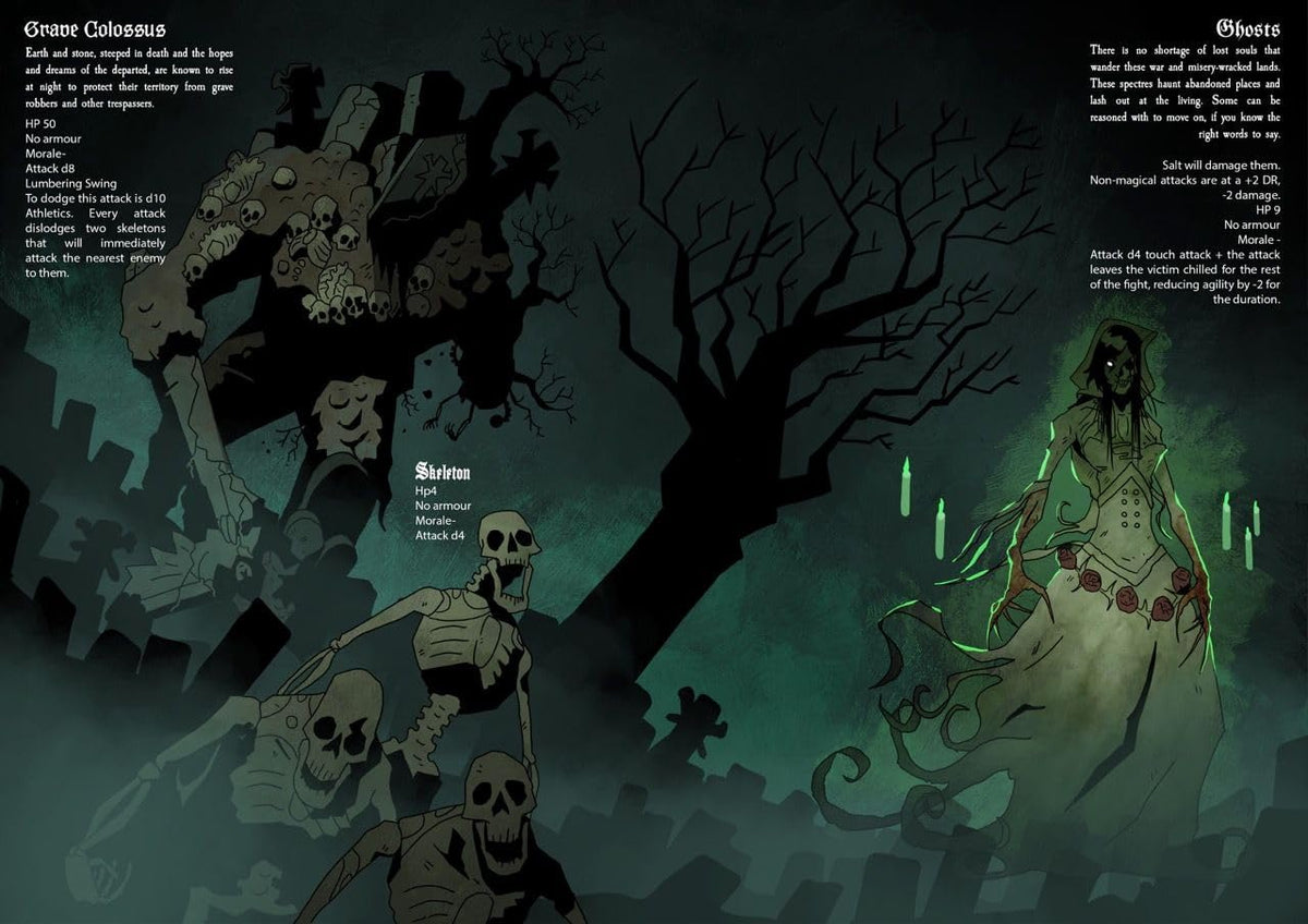 Free League Black Powder & Brimstone Core Rulebook: Grimdark Folk Horror TTRPG with Dark Magic & Chaos