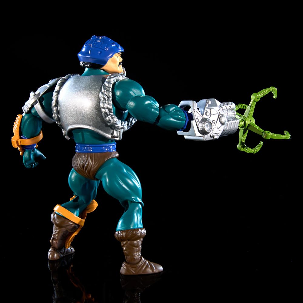 Masters of the Universe Origins Action Figure & Accessory, Serpent Claw Man-At-Arms Figure & Mini Comic Book, 5.5 Inch