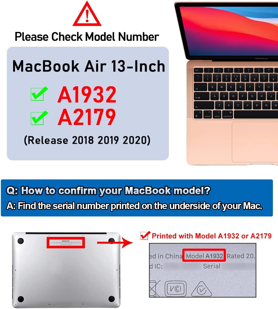 ANTIEE A1965 Battery Replacement for MacBook Air 13" Retina A1932 (2018 2019) A2179 (Early 2020) EMC 3184 EMC 3302 MRE82