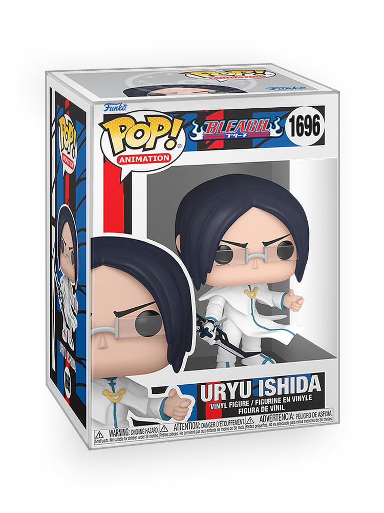 Epic Collectibles Pop Anime: Bleach - Uryu Ishida Vinyl Figure Bundle with Compatible Funko Box Protector