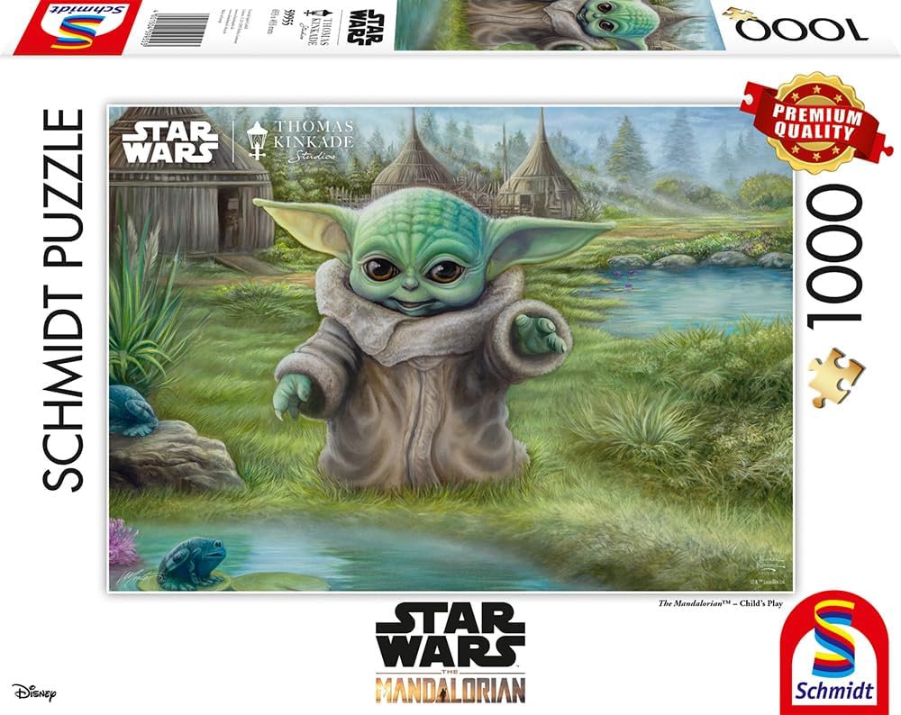 Schmidt Spiele Thomas Kinkade: Disney Star Wars The Mandalorian - Childs Play (1000pc)