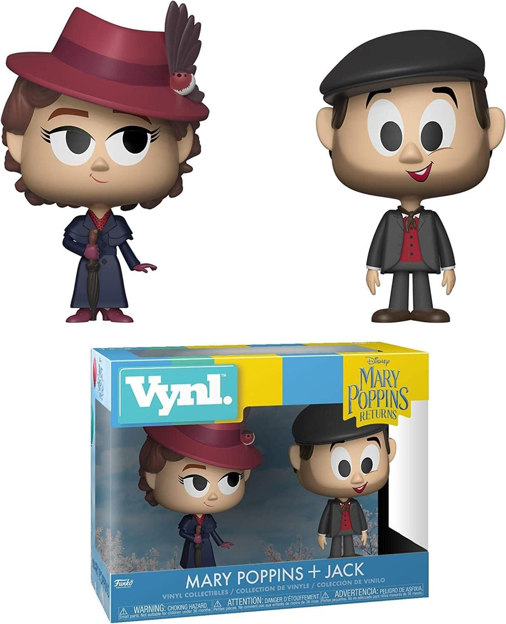 VYNL 4 Inch 2-Pack: Disney: Mary Poppins: Mary & Jack