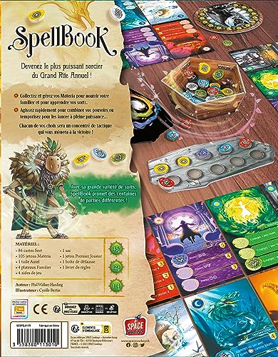 Asmodee | Spellbook | Strategy Board Game | Ages 10+ | 2-4 Players | 30-45 Minutes Playing Time