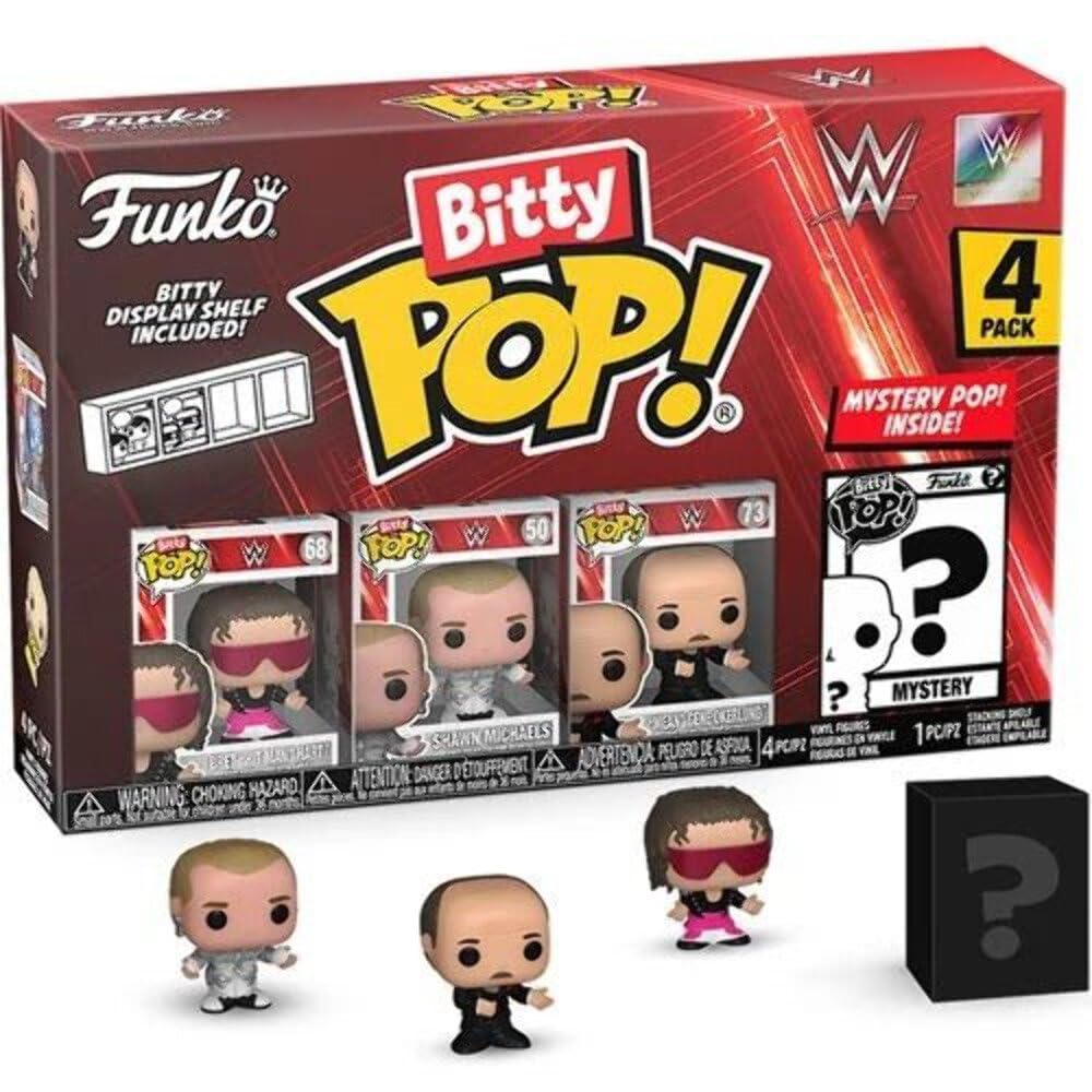 Funko Bitty POP! WWE Undertaker 4-pack Vinyl Figures One Size