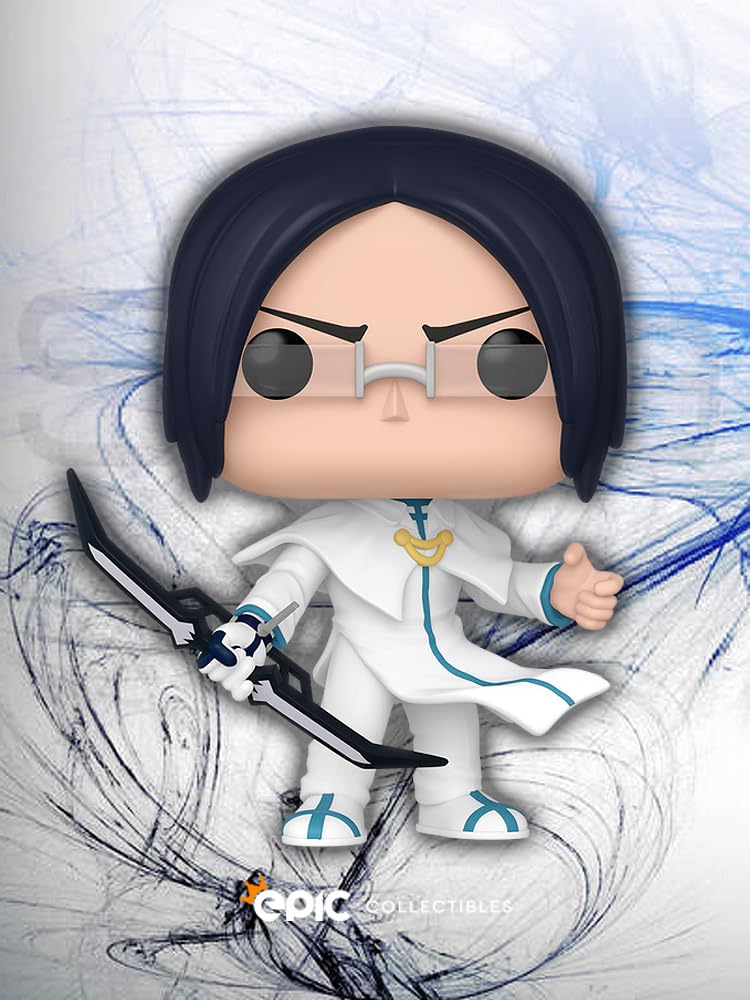 Epic Collectibles Pop Anime: Bleach - Uryu Ishida Vinyl Figure Bundle with Compatible Funko Box Protector