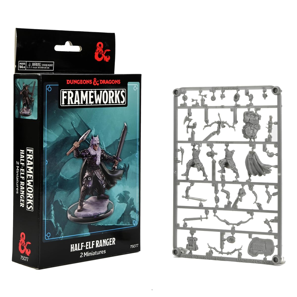 WizKids Male Half-Elf Ranger: D&D Frameworks (W2A)