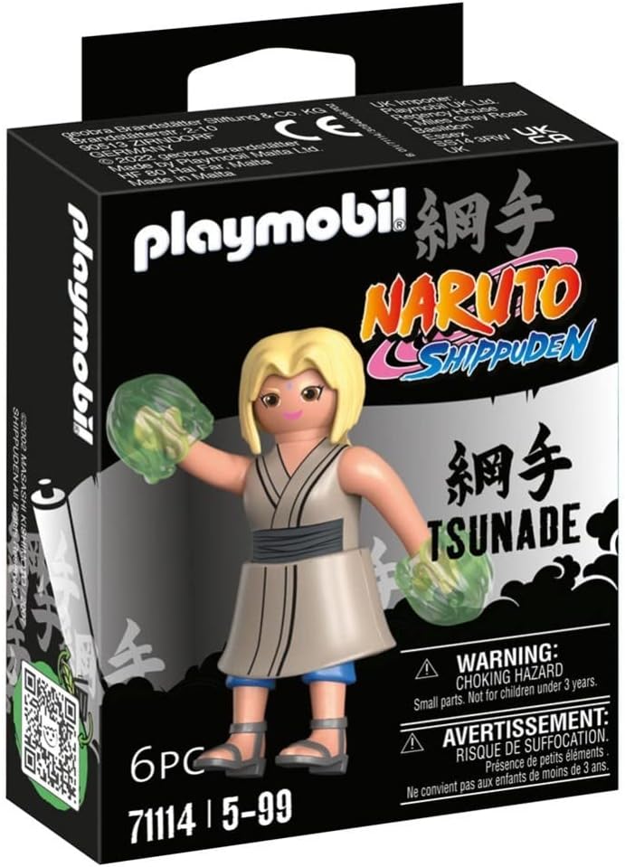 Playmobil 71114 Naruto: Tsunade Figure Set, Naruto Shippuden Anime Collectors Figure, Playset Suitable for Children and 