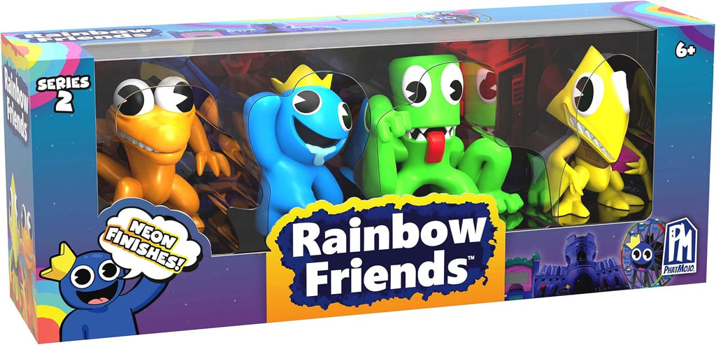 Rainbow Friends – Minifigure 4-pack – Neon Finish – Series 2