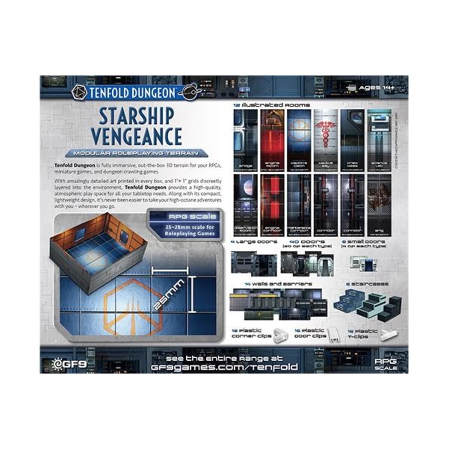 Gale Force Nine -Tenfold Dungeon - Starship Vengeance