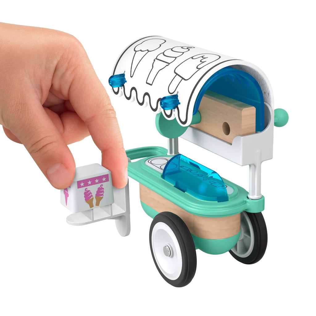 Fisher-Price Wonder Makers Ice Cream Cart, Craft Building & Track Set