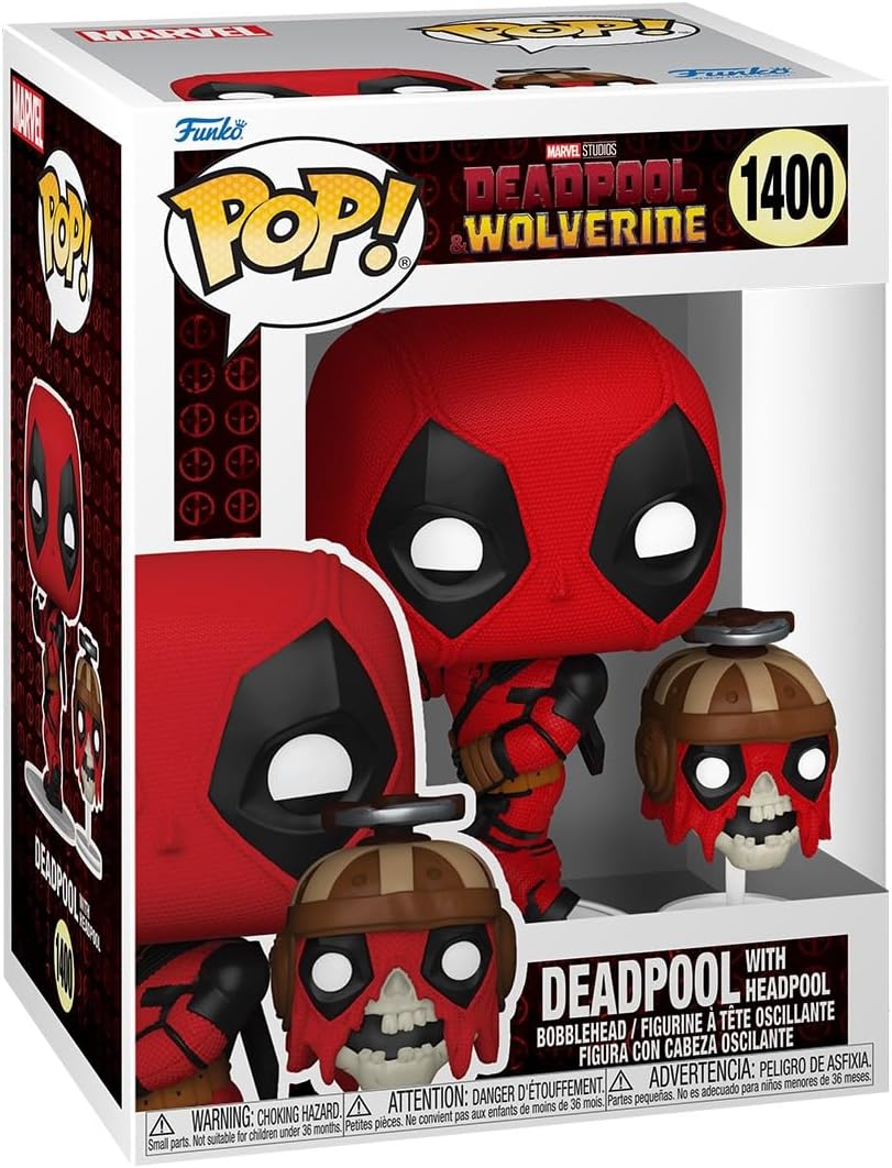 POP Funko Buddy: Deadpool & Wolverine - Deadpool with Headpool