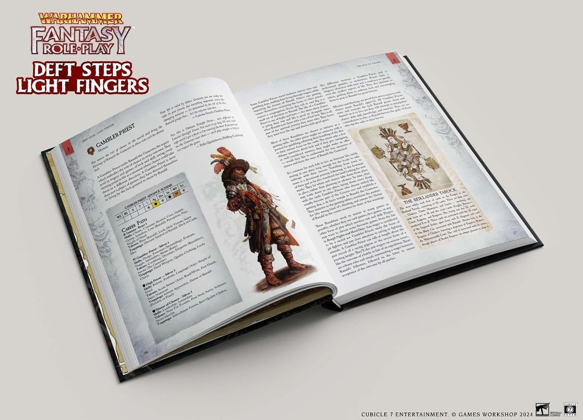 Cubicle 7 - Warhammer Fantasy Roleplay: Deft Steps Light Fingers, For Ages 14 and Up