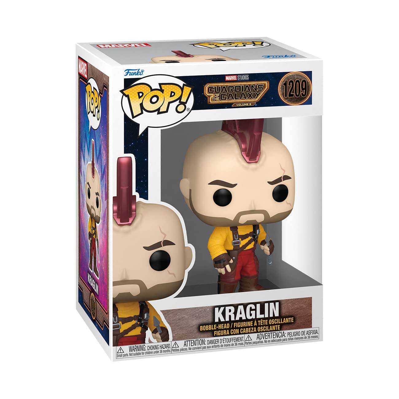 Funko POP! Vinyl: Marvel - Guardians Of the Galaxy 3 - Kraglin - Collectable Vinyl Figure - Gift Idea - Official Merchandise - Toys for Kids & Adults - Movies Fans - Model Figure for Collectors