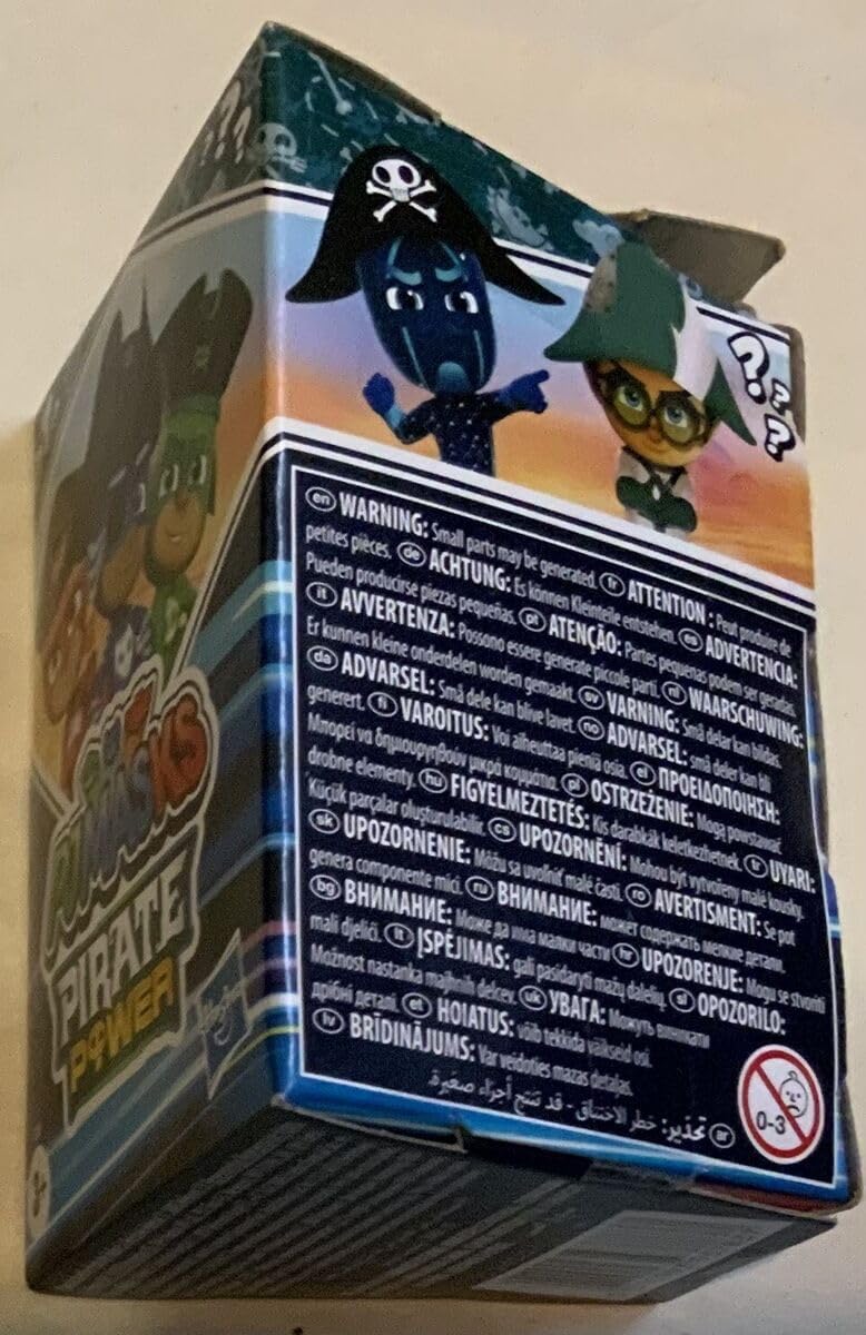 PJ Masks Surprise Box Pirate Series, Preschool Toy, Surprise Collection Box with Figure and Accessories for Kids from 3,