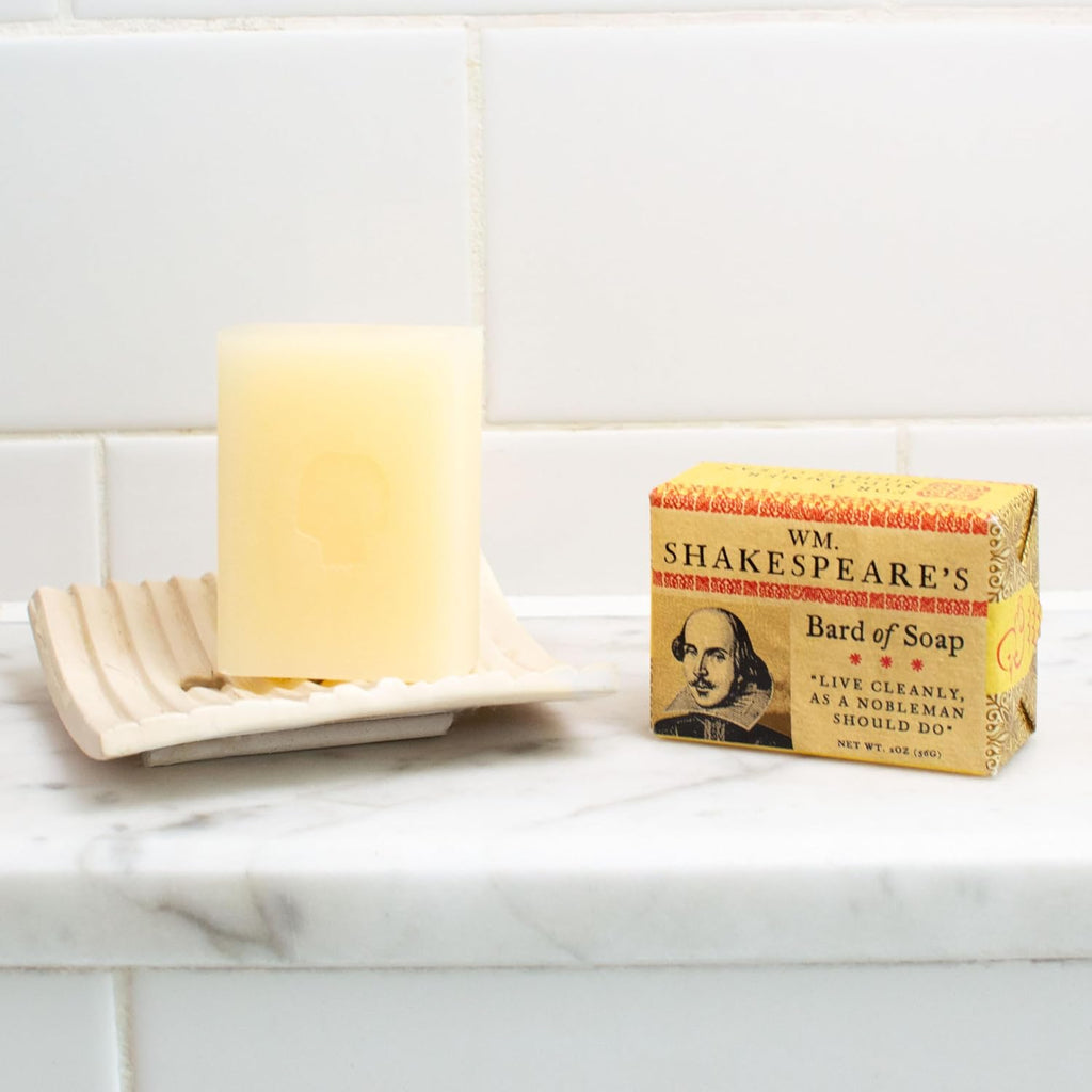 William Shakespeare's Bard of Soap - 1 Mini Bar of Soap - Made in the USA