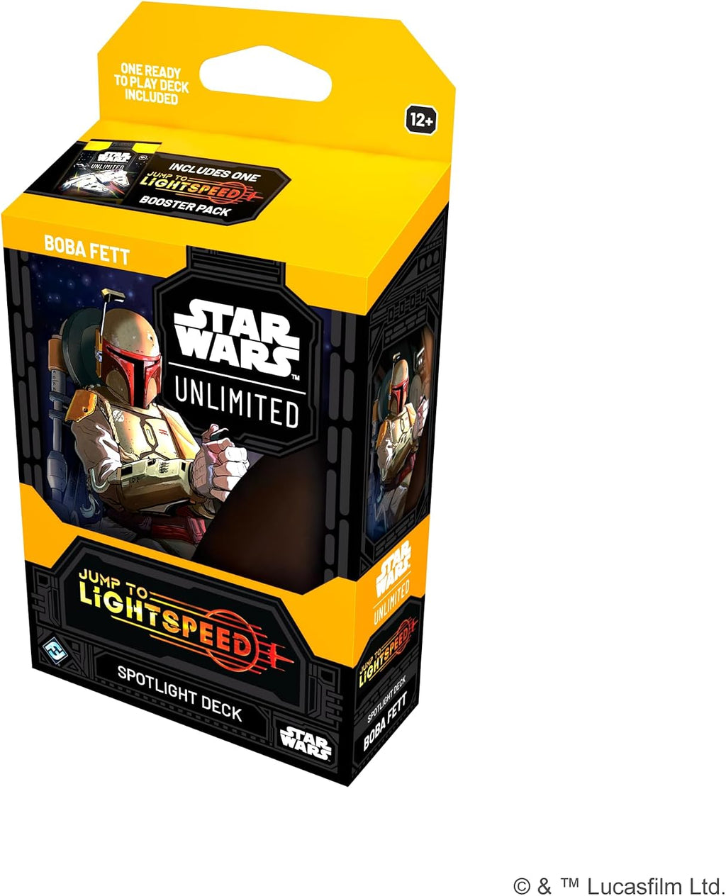 Fantasy Flight Games - Star Wars: Unlimited Trading Card Game - Jump to Lightspeed Boba Fett SPOTLIGHT DECK - Ready-to-P