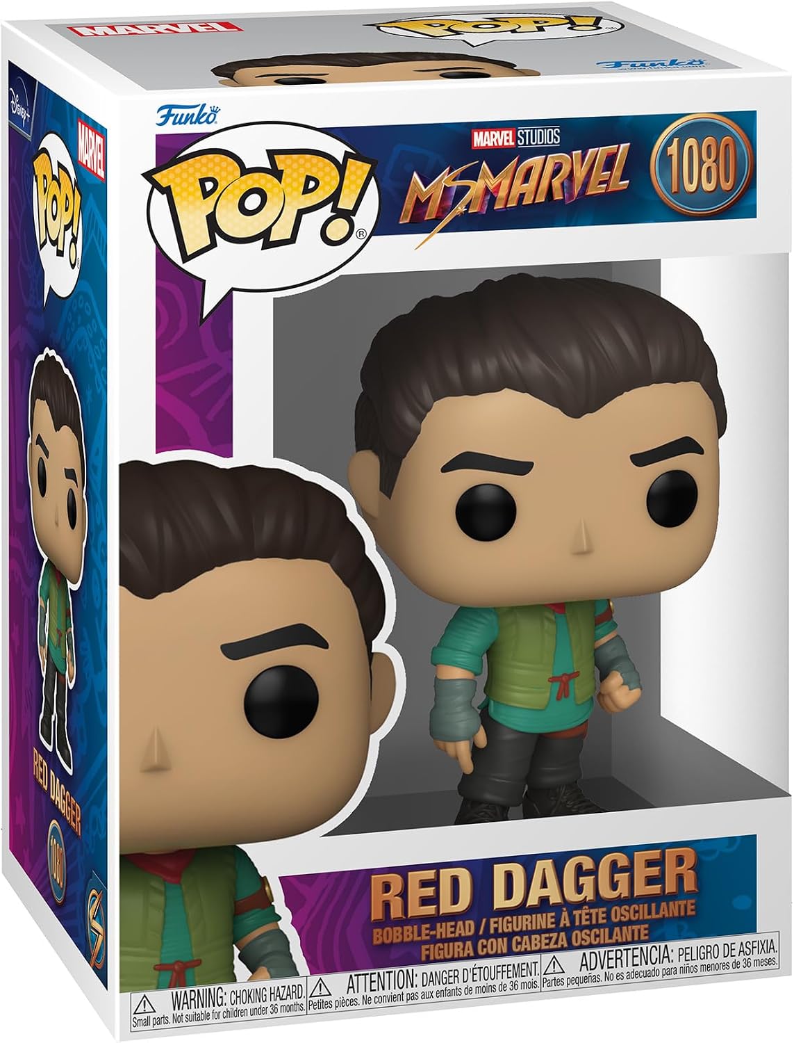 Funko POP! Marvel: Ms. Marvel - Red Dagger - Collectable Vinyl Figure - Gift Idea - Official Merchandise - Toys for Kids