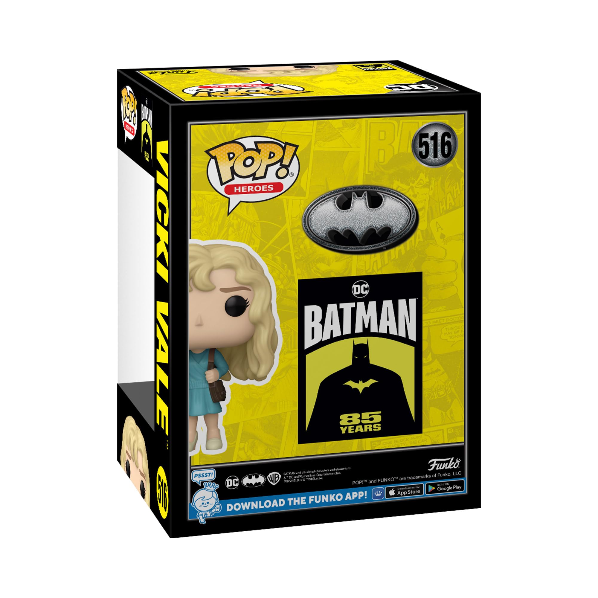 Funko Pop! Movies: BM 85th - Vicki Vale - Batman 1989 - Collectable Vinyl Figure - Gift Idea - Official Merchandise - Toys for Kids & Adults - Movies Fans - Model Figure for Collectors and Display