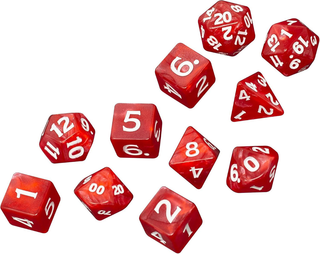 Dungeons & Dragons - Official Dice Set: Polyhedral Plastic RPG Dice Set