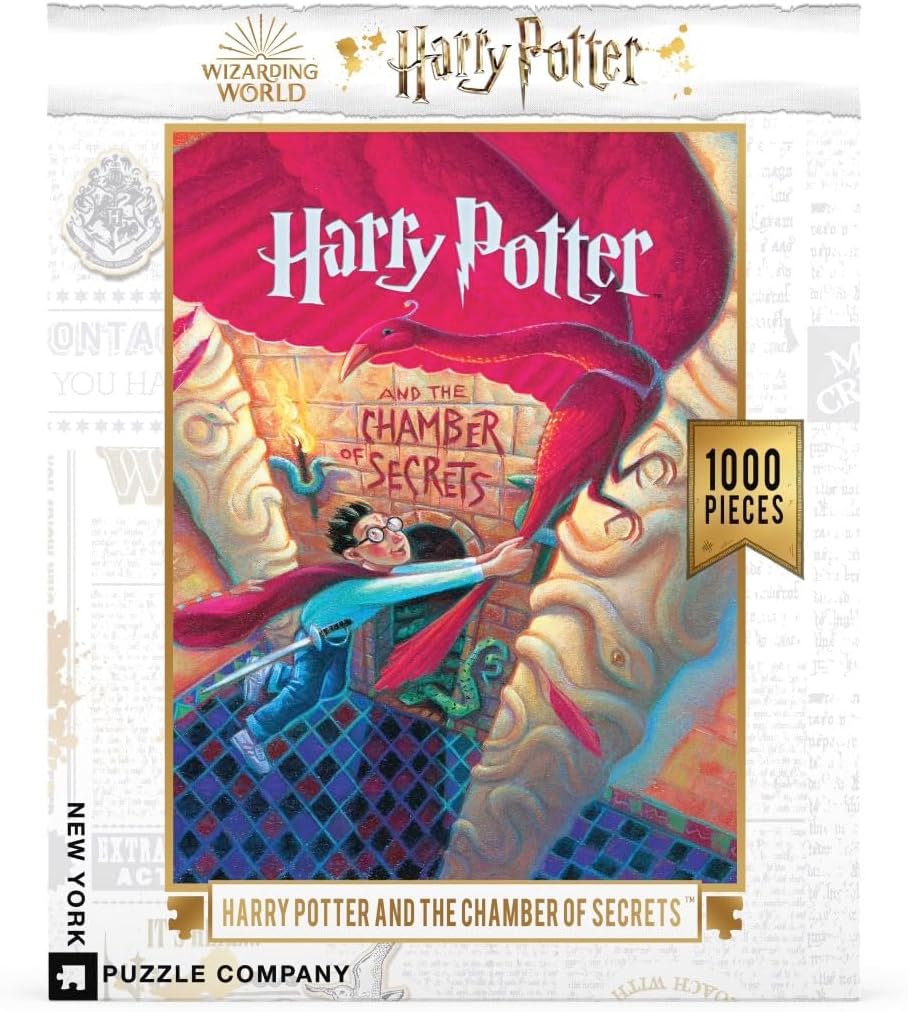 New York Puzzle Company - Harry Potter Chamber of Secrets - 1000 Piece Jigsaw Puzzle