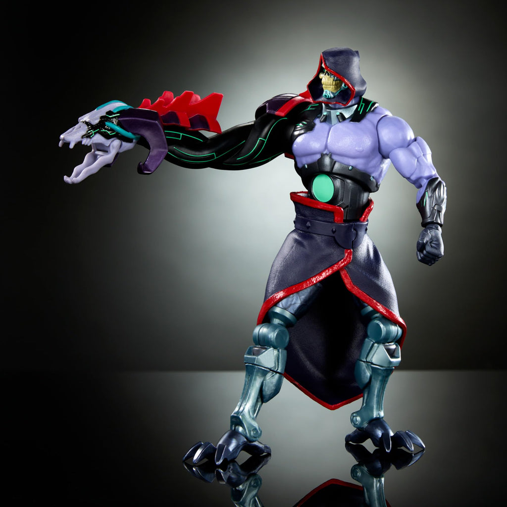 Masters of the Universe: Revolution Masterverse Skeletor Action Figure, Collectible with 30 Articulations & Posable Techno Havoc Arm, MOTU Toy, HYC46