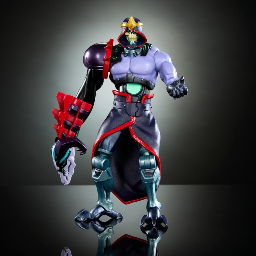 Masters of the Universe: Revolution Masterverse Skeletor Action Figure, Collectible with 30 Articulations & Posable Techno Havoc Arm, MOTU Toy, HYC46