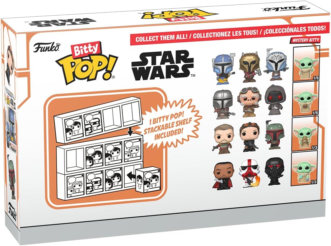 POP Funko Bitty 4 Pack: Star Wars: The Mandalorian - The Armorer & More