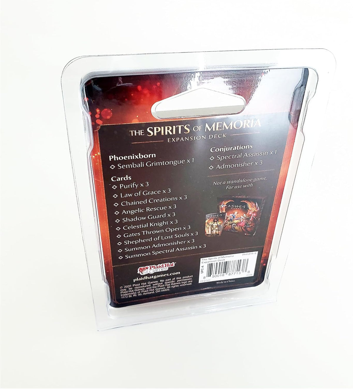 Plaid Hat Games Ashes Reborn The Spirits of Memoria Expansion Card Game in English for age 14+