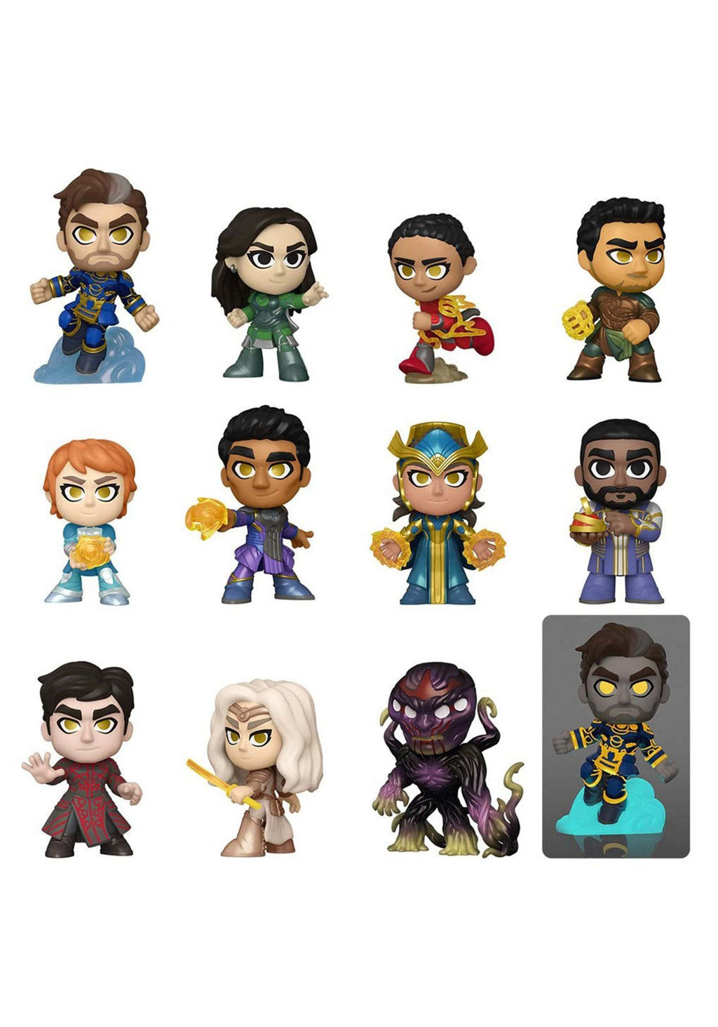 Funko Mystery Mini - Marvel: Eternals - 1 Of 12 to Collect - Styles Vary - the Eternals - Collectable Vinyl Figure - Gift Idea - Official Merchandise - Toys for Kids & Adults - Movies Fans