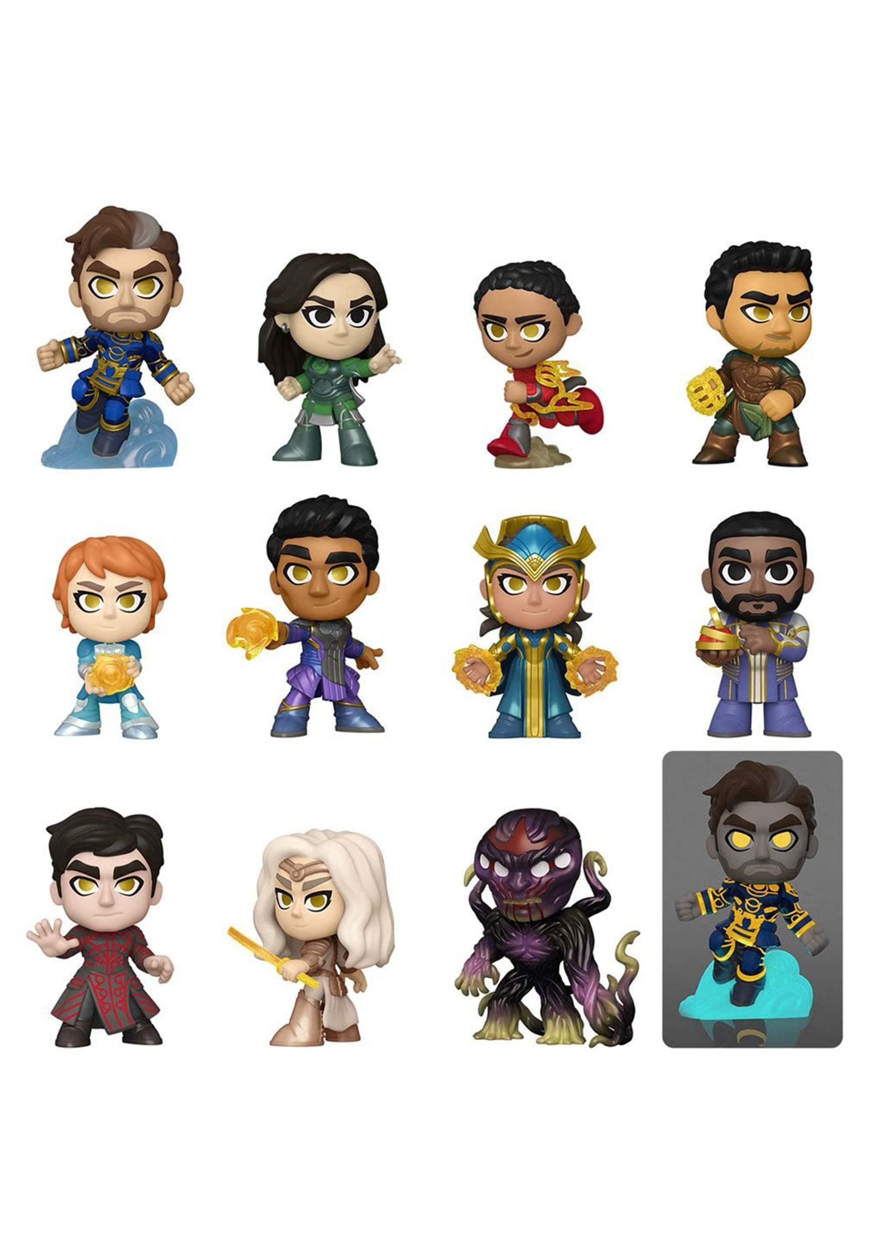 Funko Mystery Mini - Marvel: Eternals - 1 Of 12 to Collect - Styles Vary - the Eternals - Collectable Vinyl Figure - Gift Idea - Official Merchandise - Toys for Kids & Adults - Movies Fans