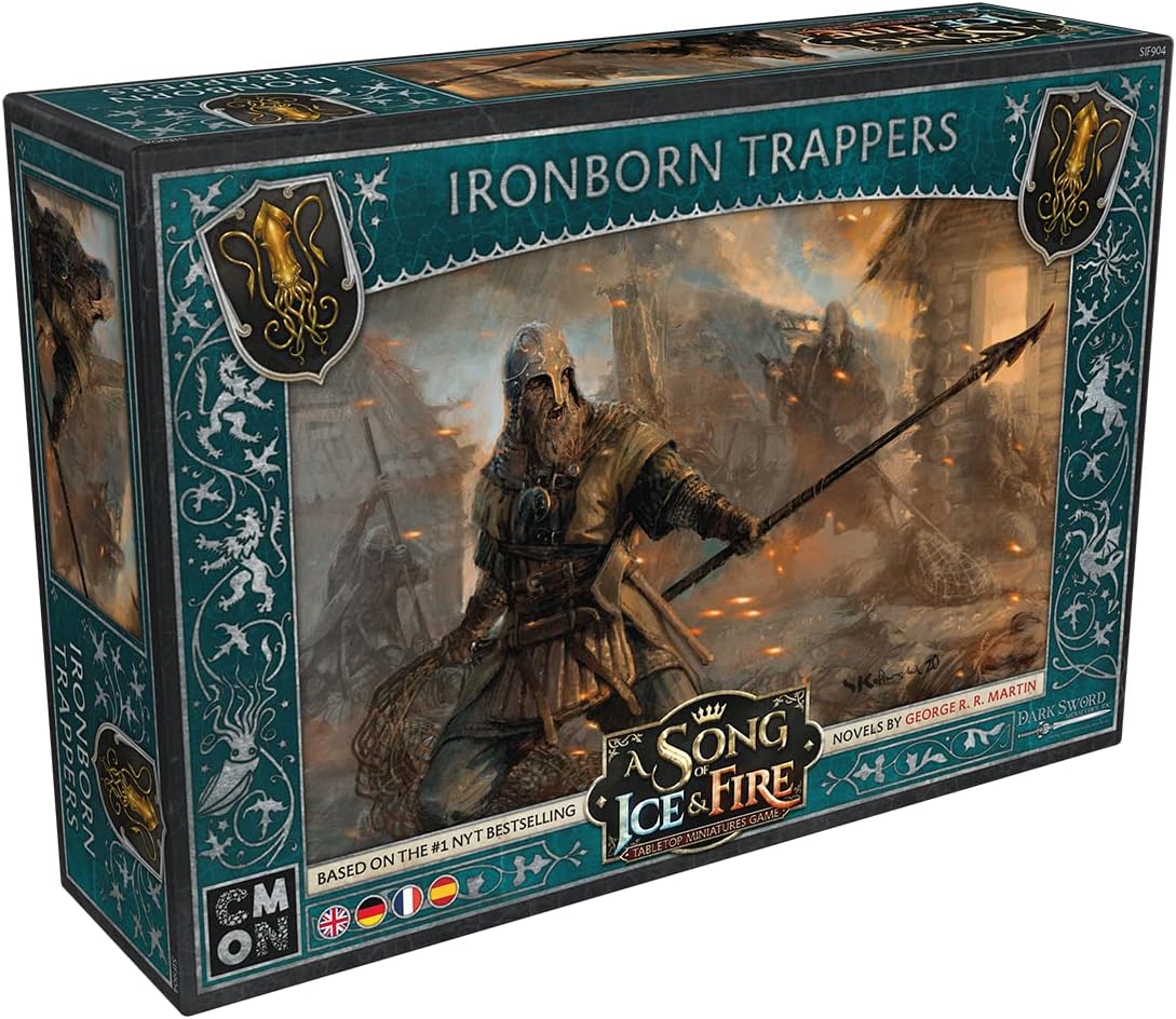 CMON, A Song of Ice & Fire – Iron Men's Trap, Expansion, Tabletop, 2 Players, Ages 14+, 45+ Minutes, German, Multilingua