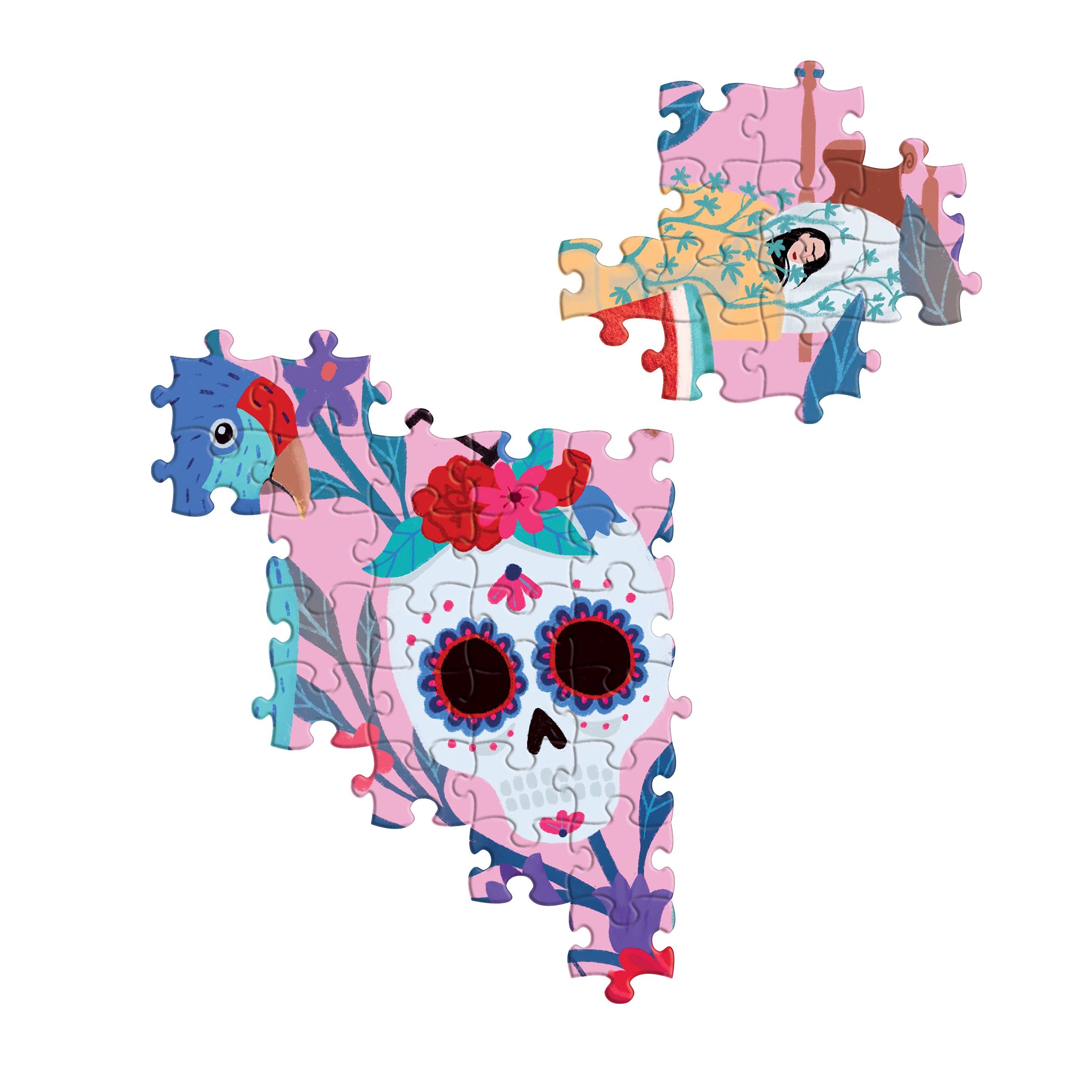 eeBoo Piece and Love Viva la Vida Frida Kahlo 1000 piece square adult Jigsaw Puzzle