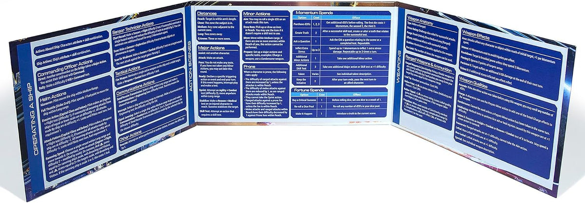 Modiphius Homeworld: Revelations GM Screen - Tabletop RPG Accessory Set