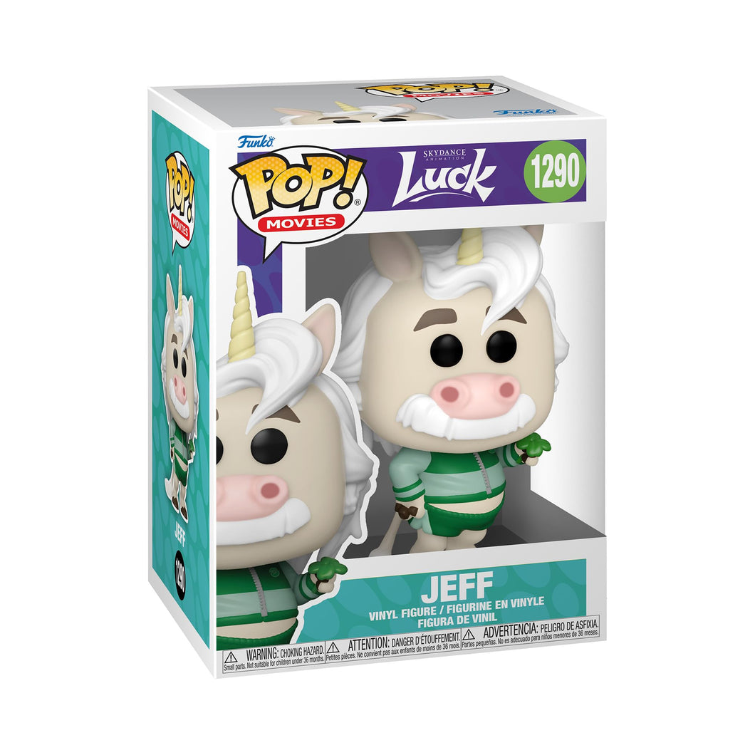 Funko POP! Movies: Luck - Jeff - Collectable Vinyl Figure - Gift Idea - Official Merchandise - Toys for Kids & Adults - Movies Fans - Model Figure for Collectors and Display