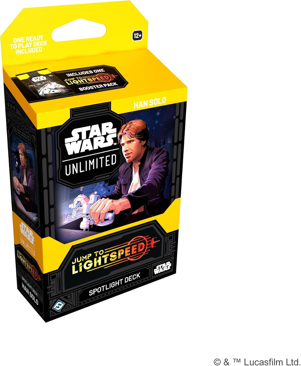 Fantasy Flight Games - Star Wars: Unlimited Trading Card Game - Jump to Lightspeed Han Solo SPOTLIGHT DECK - Ready-to-Pl