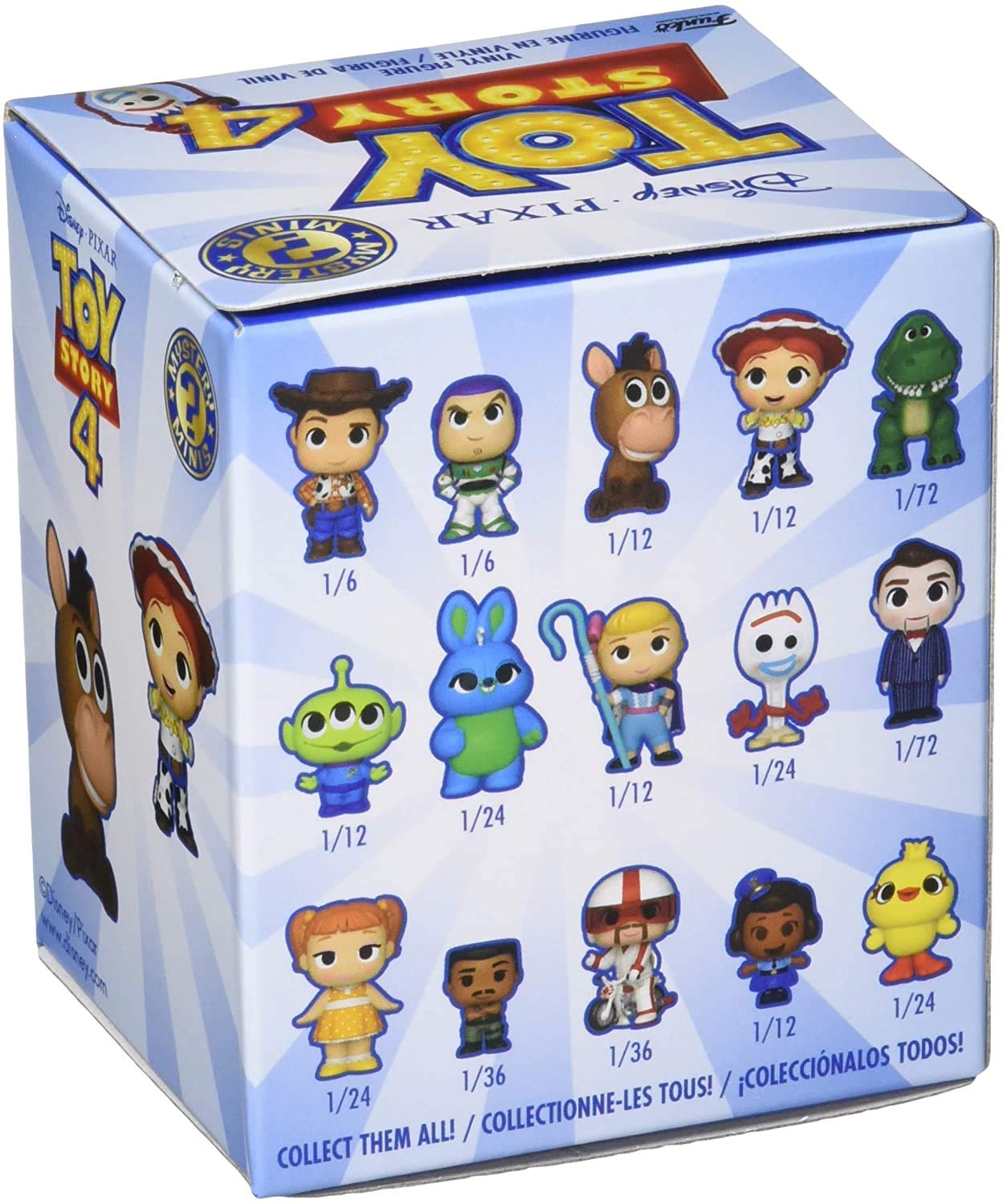Funko Toy Story 4 Mystery Minis Vinyl Figure Blind Box Suprise - Pack of 10