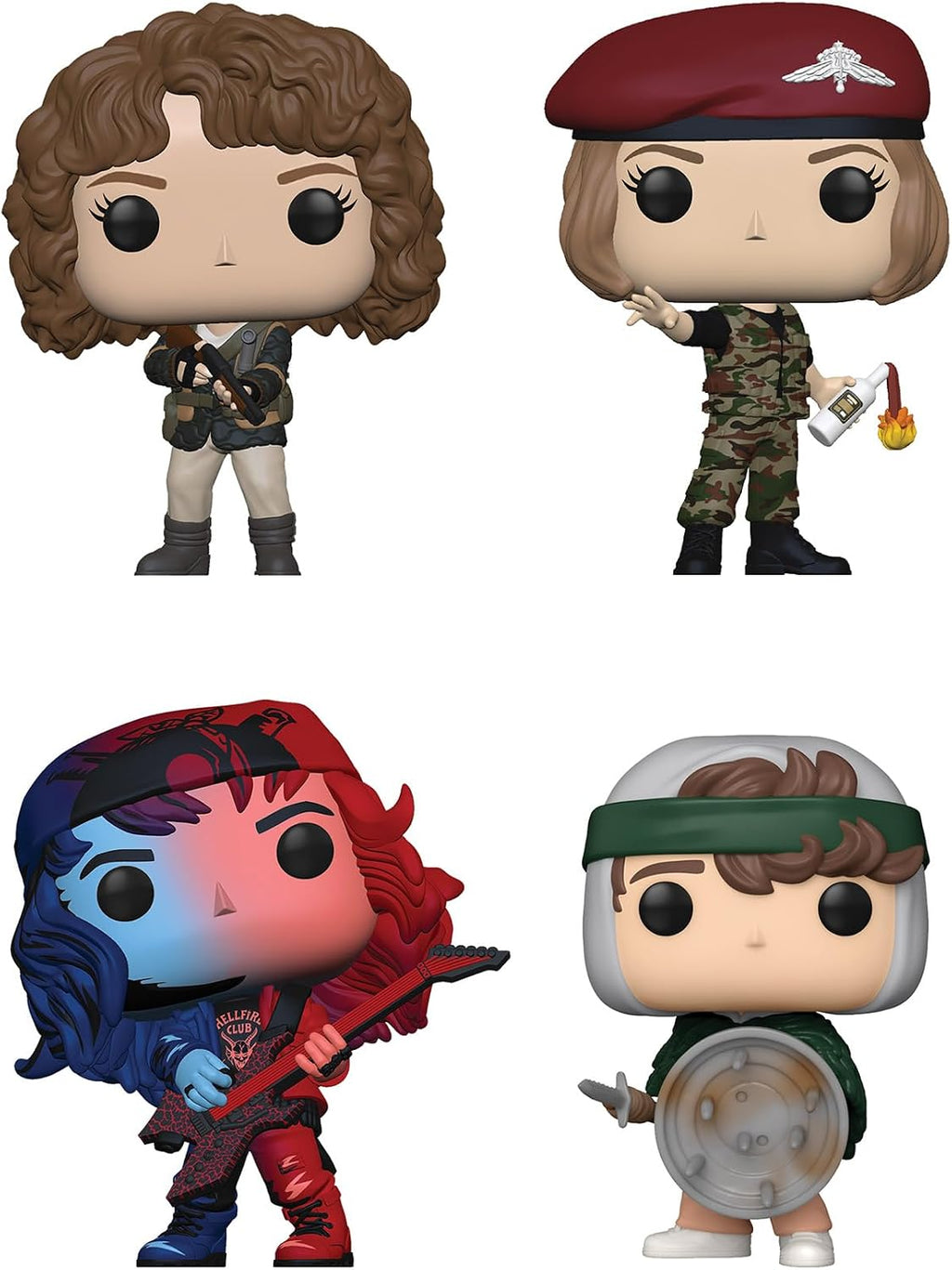 Funko POP! TV: Stranger Things - Robin, Nancy, Dustin & Eddie - 4 Pack
