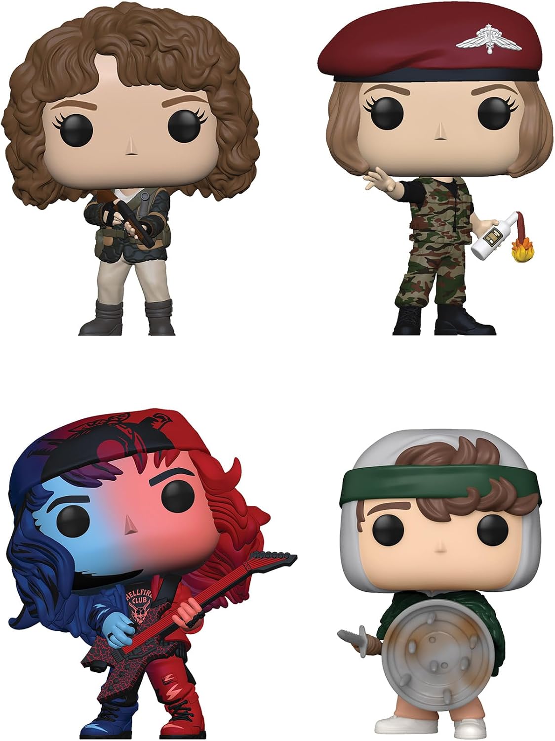 Funko POP! TV: Stranger Things - Robin, Nancy, Dustin & Eddie - 4 Pack
