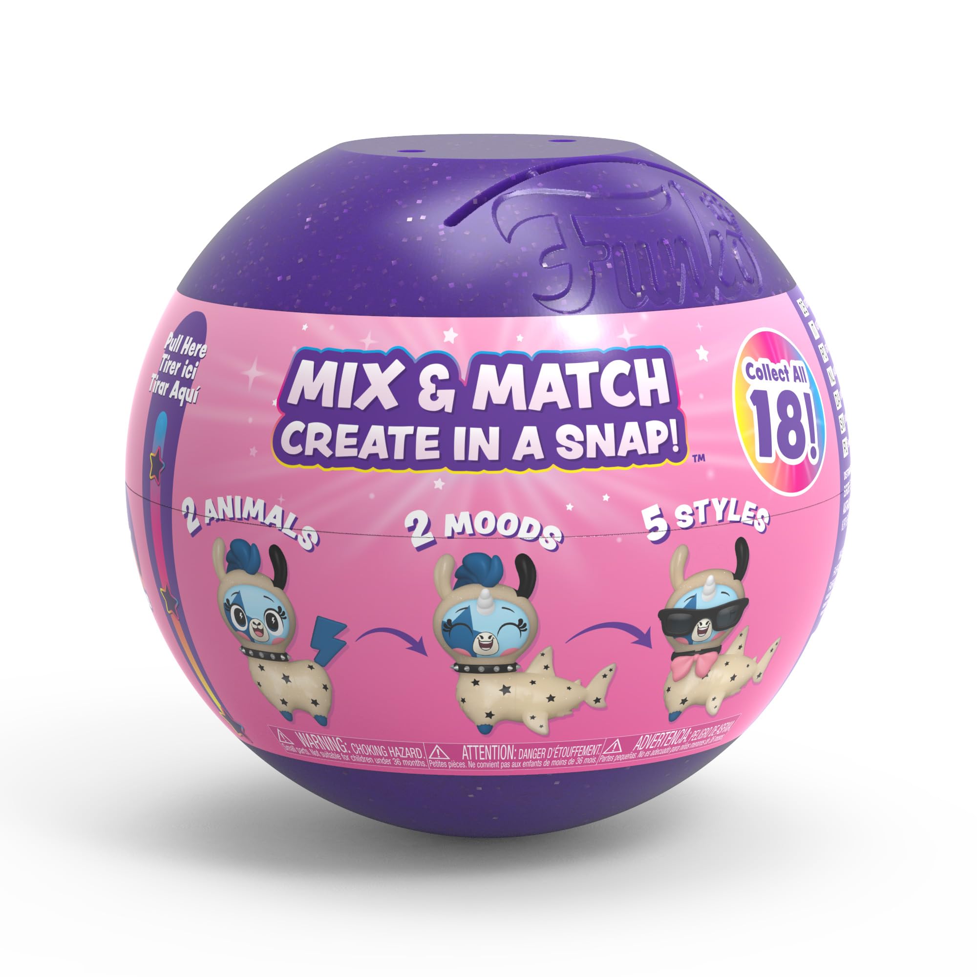 Funko Snapsies: W1 - 1 Mini Figure - Blind Box - Collectable Vinyl Figure - Gift Idea - Official Merchandise - Toys for Boys, Girls, Kids & Adults - Stocking Fillers