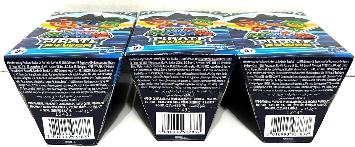 PJ Masks Surprise Box Pirate Series, Preschool Toy, Surprise Collection Box with Figure and Accessories for Kids from 3,