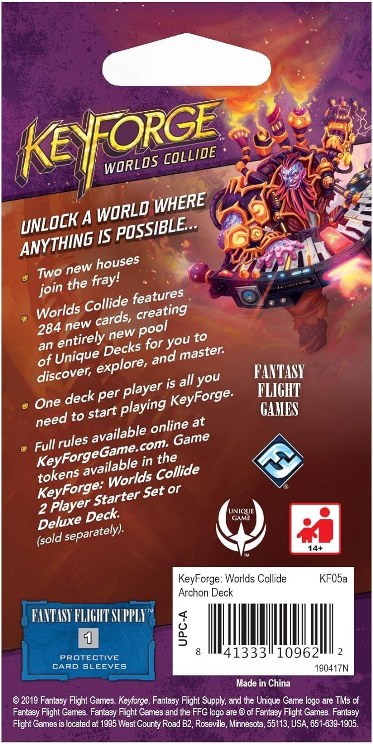KeyForge Worlds Collide Deck Display (12 Decks)
