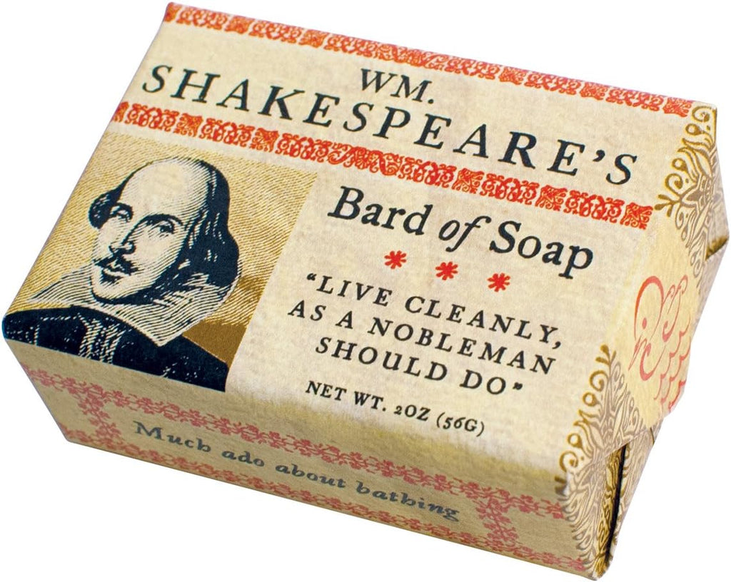 William Shakespeare's Bard of Soap - 1 Mini Bar of Soap - Made in the USA